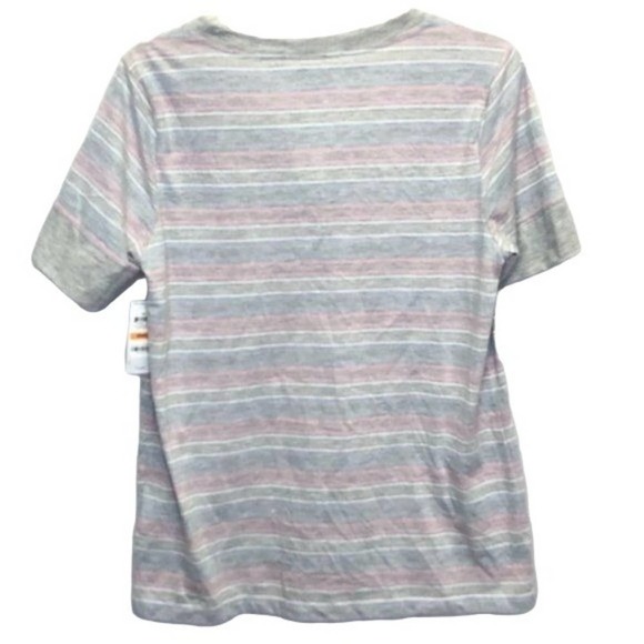 Charter Club Short Sleeve pajama Top grey Small - Picture 3 of 6